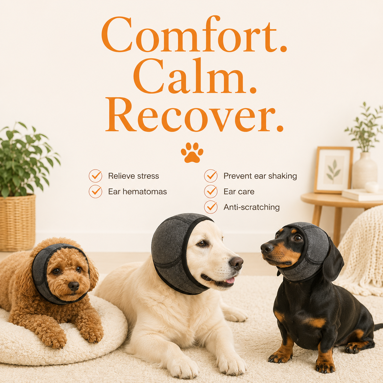 Calming Noise-Cancelling Ear Muffs for Dogs