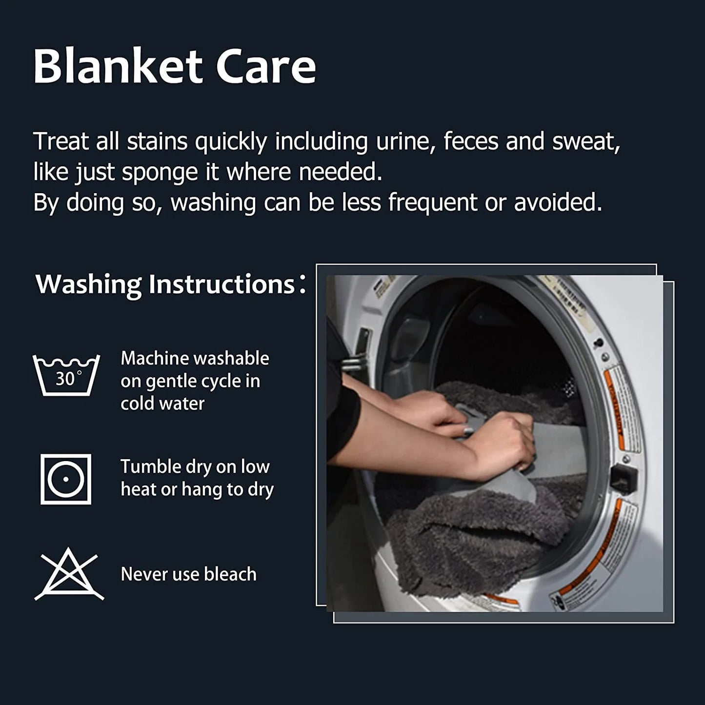 Waterproof Pet Blanket, Pee Urine Proof Dog Blanket Cover for Couch Bed Furniture Protector, Liquid Proof Blanket for Small Medium Dogs, Lt Gray/Dk Gray, 50β X 30β.