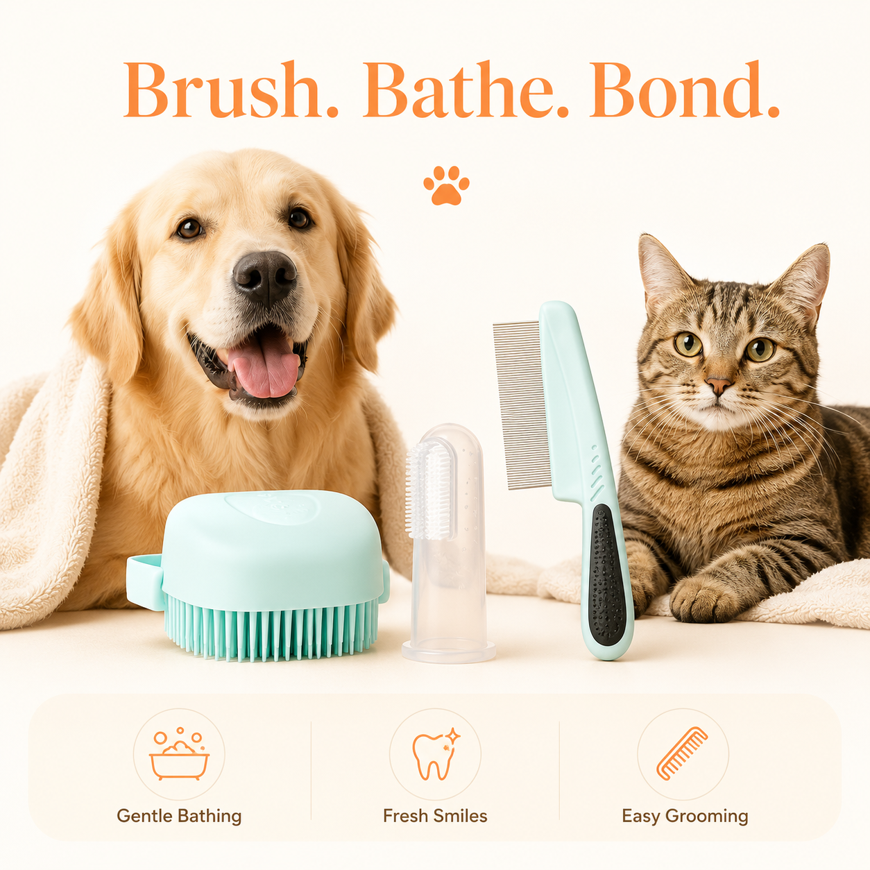 7-Piece Complete Pet Grooming Kit