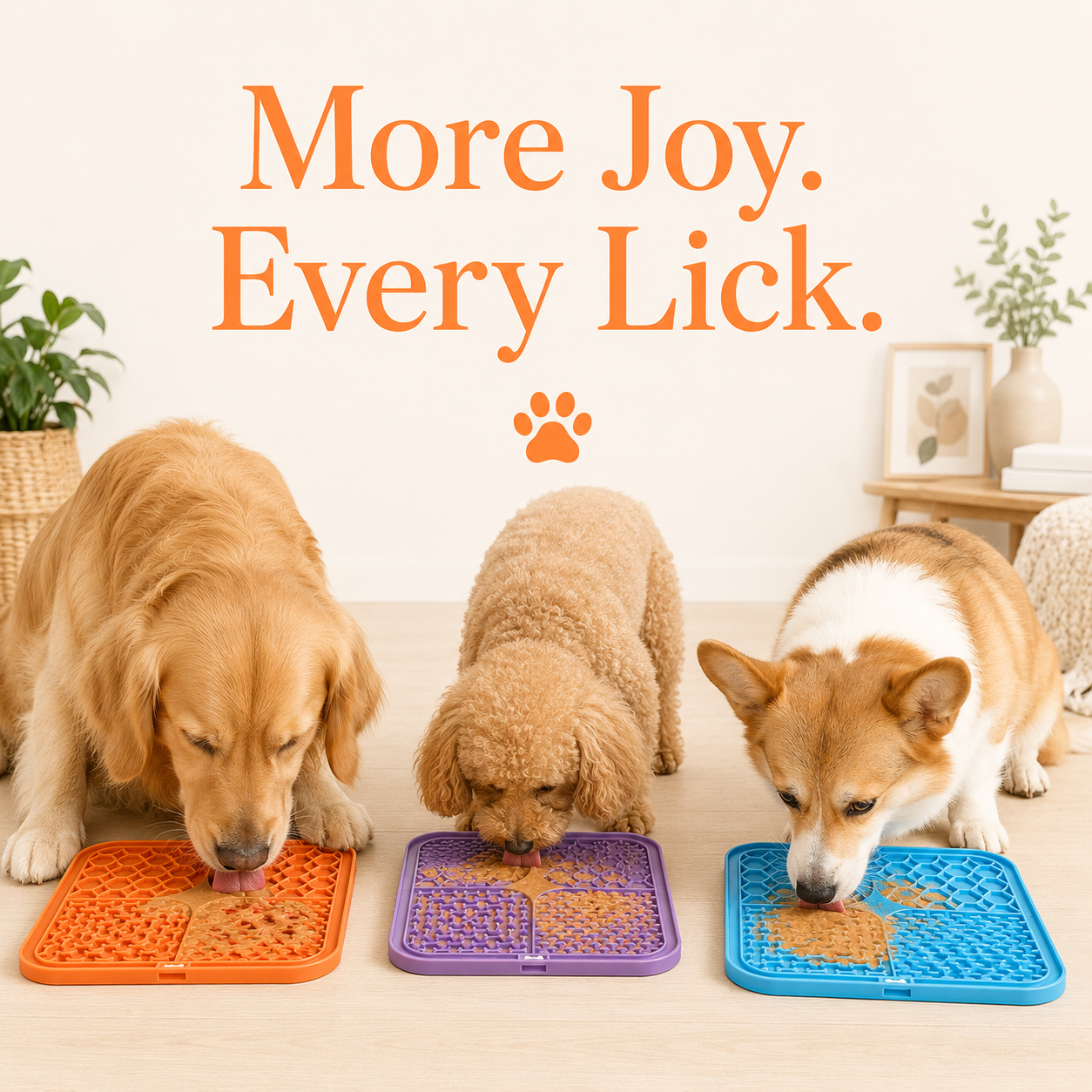 Textured Slow Lick Mat for Dogs