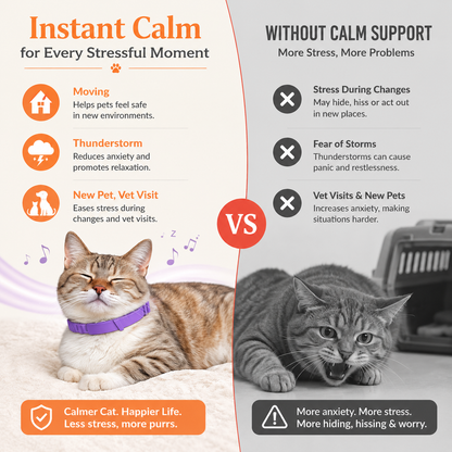 Pheromone Calming Collar for Cats - 4 Pack