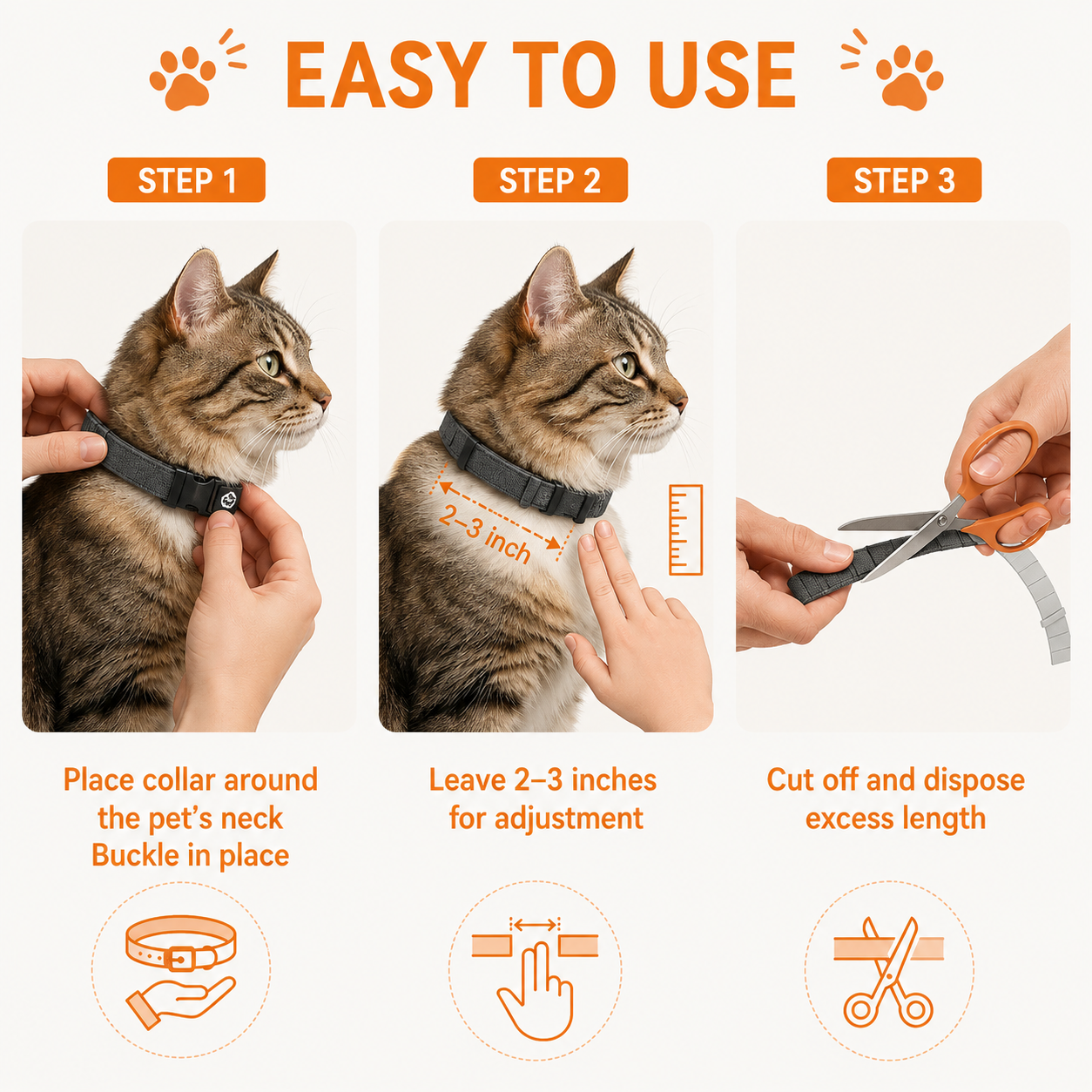 Pheromone Calming Collar for Cats - 4 Pack