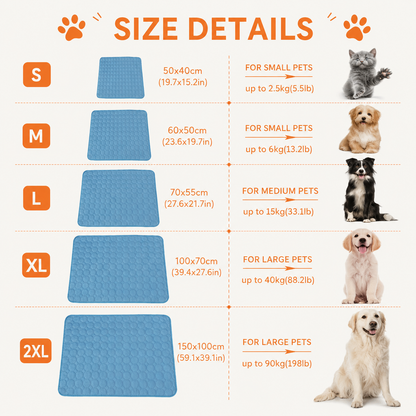 Cooling Gel Mat for Dogs & Cats