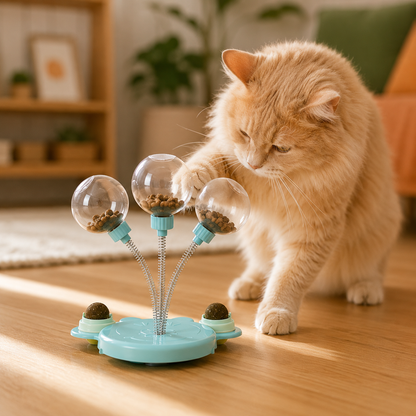 Catnip Treat Leaking Ball Toy