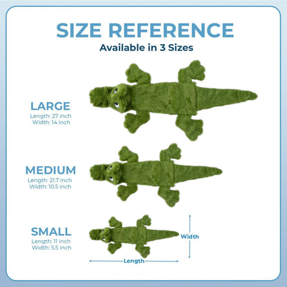 Squeaky Dog Toys with Soft Durable Fabric for Small, Medium and Large Pets Interactive Toy for Indoor Play, Supports Active Biting and Play - 4 Figures, Large