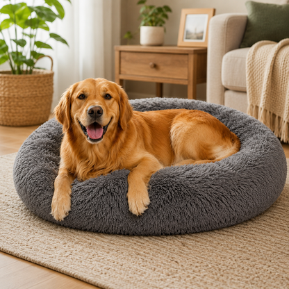 XL Calming Donut Dog Bed