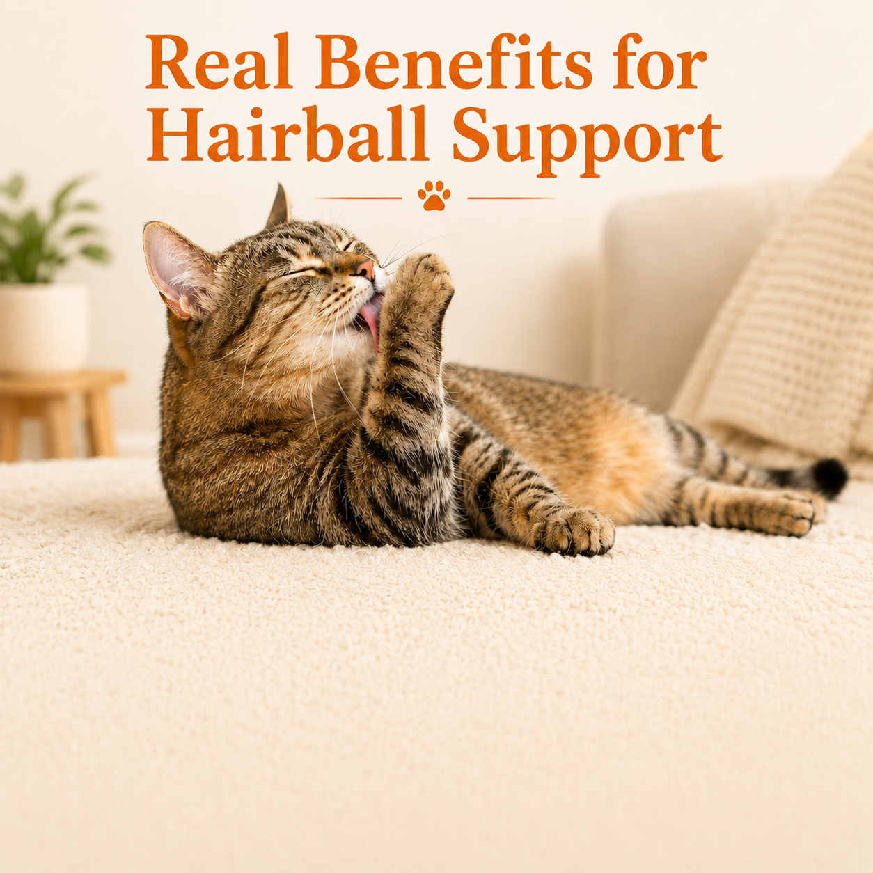 Omega Hairball Relief Bites for Cats