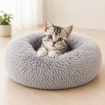 Anti-Anxiety Calming Donut Pet Bed - XS