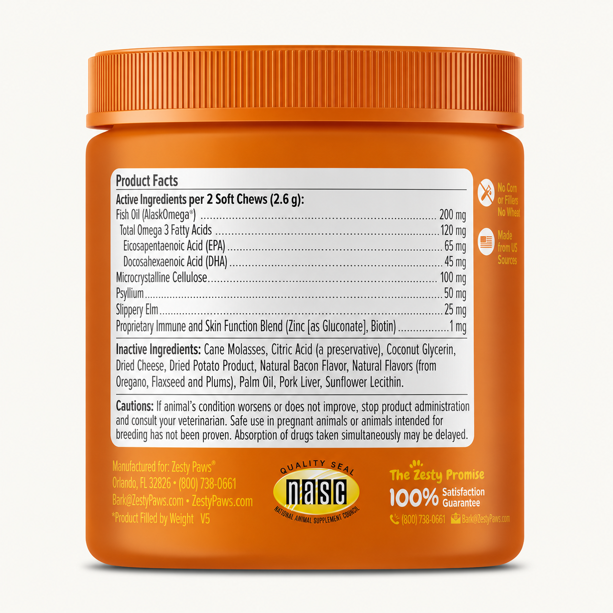 Omega Hairball Relief Bites for Cats