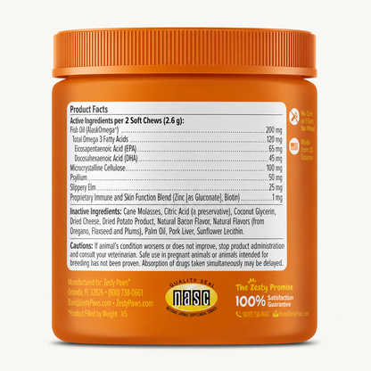 Omega Hairball Relief Bites for Cats