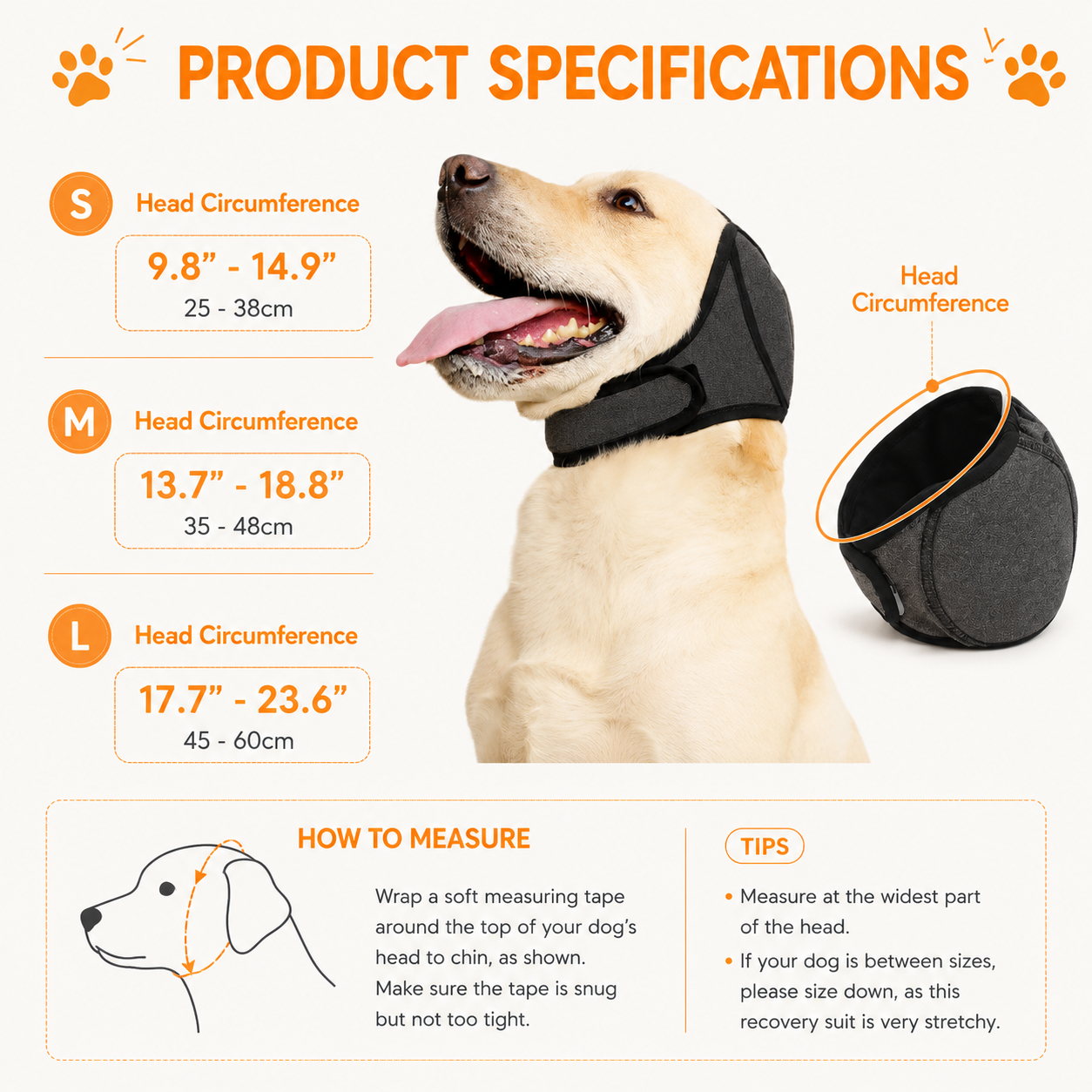 Calming Noise-Cancelling Ear Muffs for Dogs