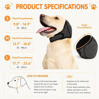 Calming Noise-Cancelling Ear Muffs for Dogs