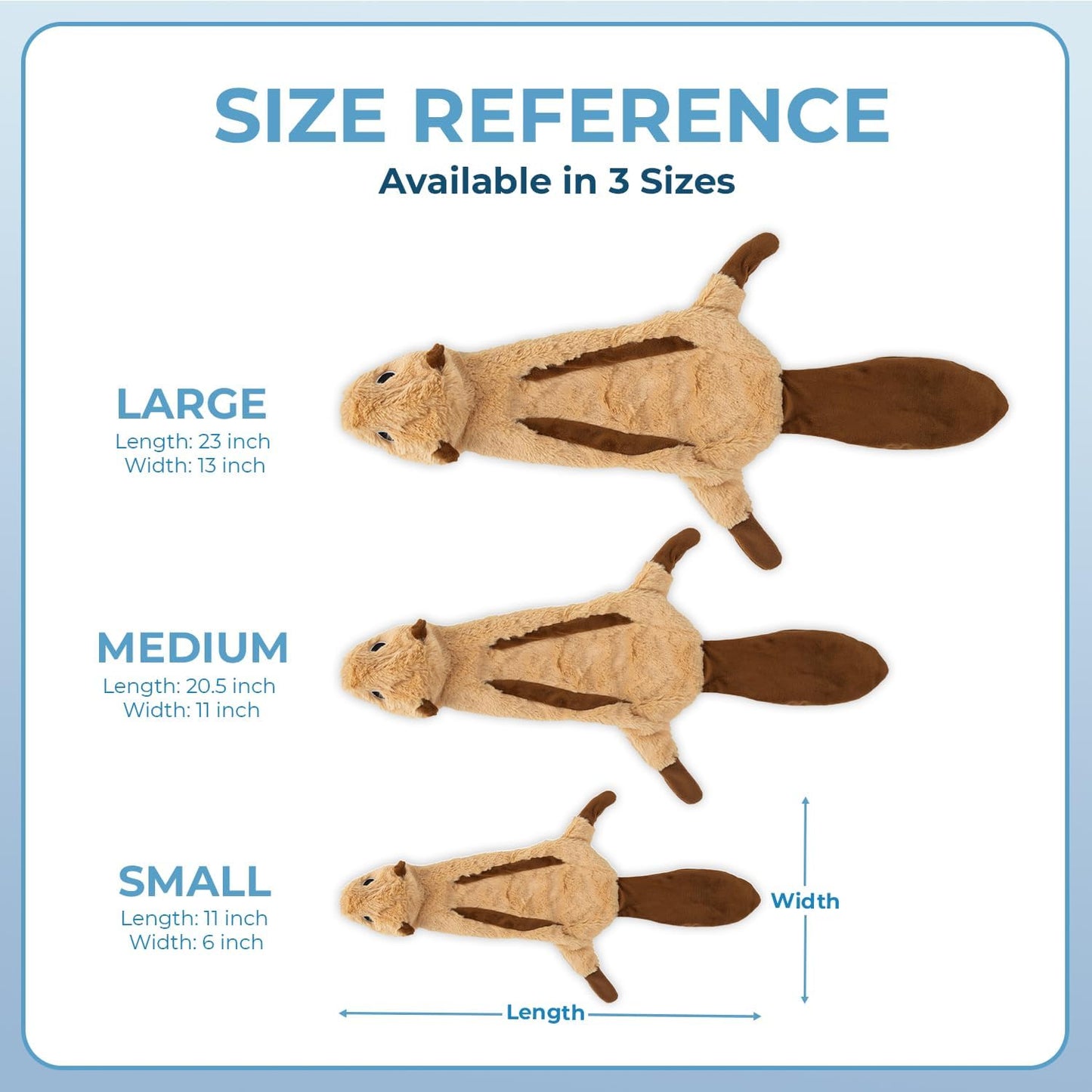 Squeaky Dog Toys with Soft Durable Fabric for Small, Medium and Large Pets Interactive Toy for Indoor Play, Supports Active Biting and Play - 4 Figures, Large
