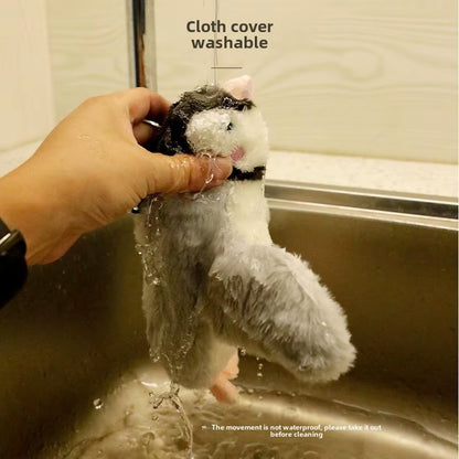 Simulated Bird Cat Toy Interactive Toys Dog Rechargeable Chirping Flapping Bird(No Flying) Catnip Touch Activated Plush Toy Pet