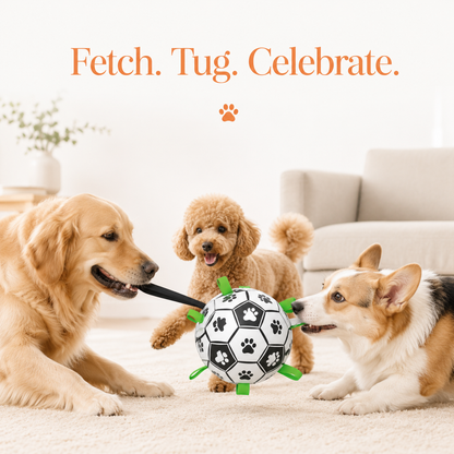 Interactive Soccer Ball Dog Toy