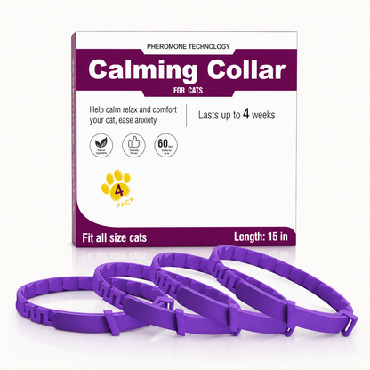 Pheromone Calming Collar for Cats - 4 Pack