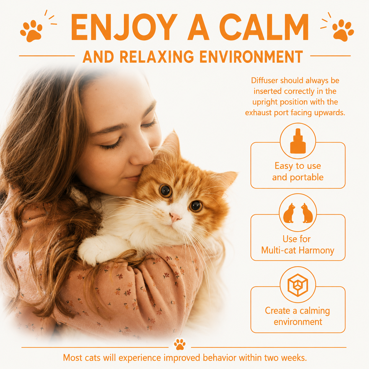 Pheromone Calming Diffuser Refill for Cats