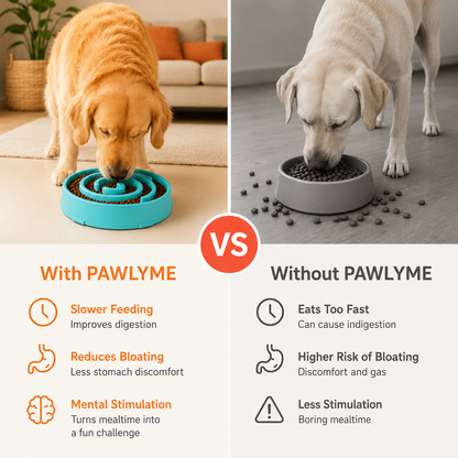 Anti-Gulping Slow Feeder Bowl
