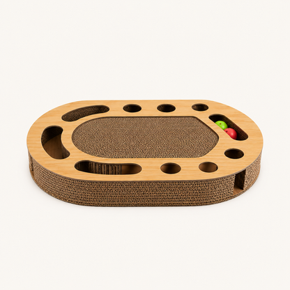 Archway Scratch & Ball Track Cat Toy