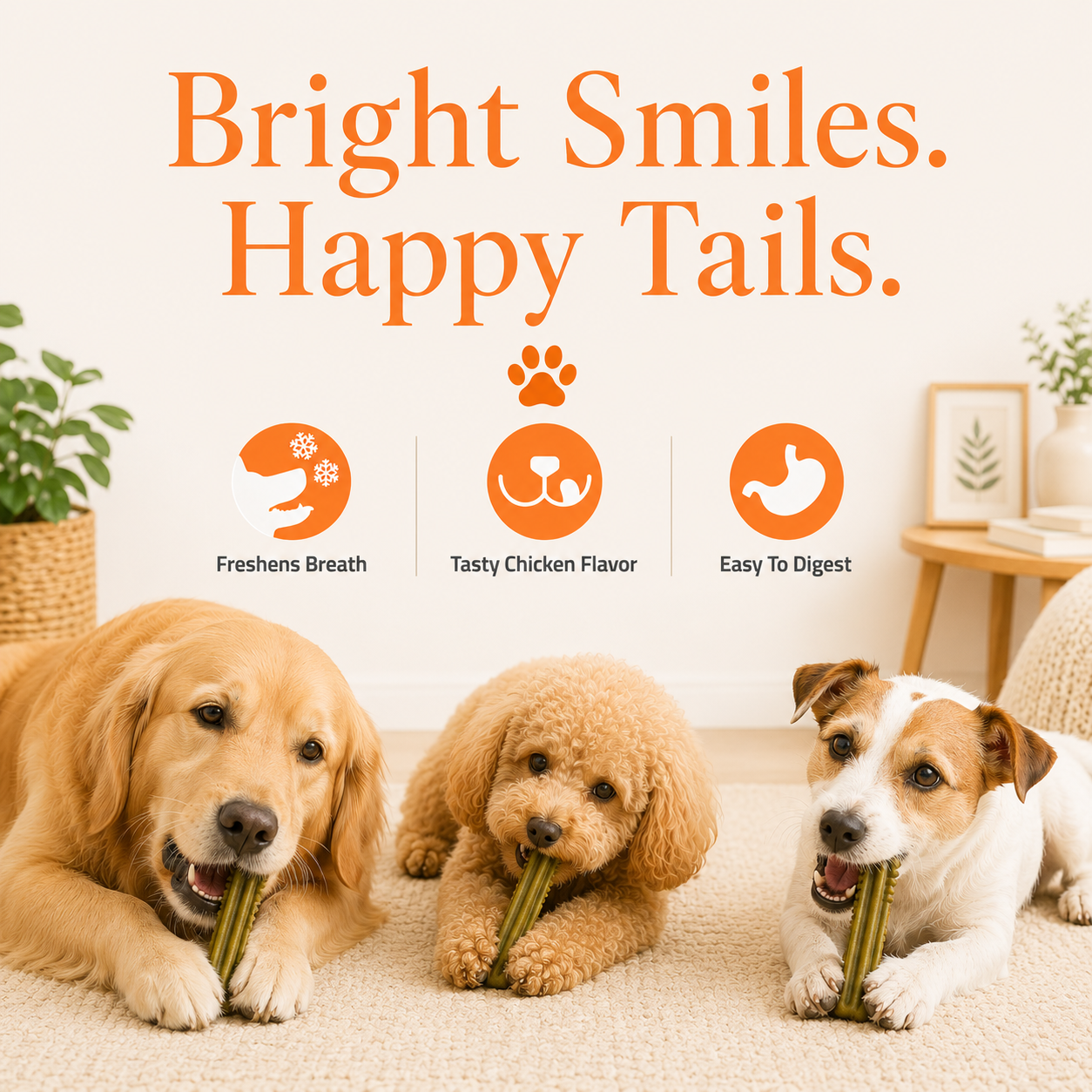 Enzymatic Dental Chews for Dogs