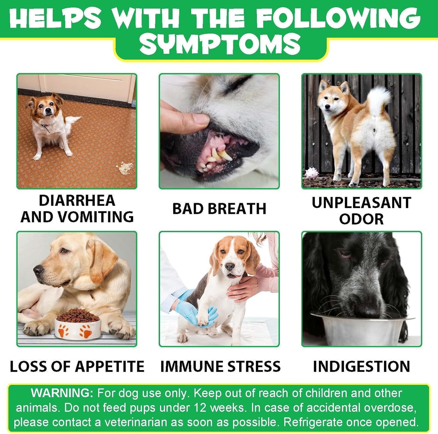 Probiotics for Dogs, 120 Chews Dog Probiotics Treats, Digestive Treats Dogs and Digestive Enzymes, Dog Digestive Health Gut, Immune Bowel Support, Reduce Diarrhea, Gas, Itchy Relief