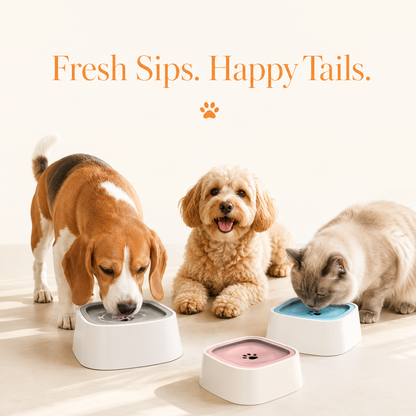 No-Spill Floating Dog Water Bowl