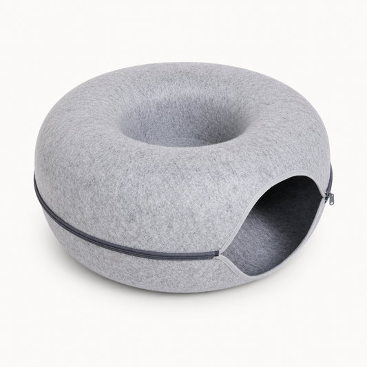 Cozy Cave & Tunnel Cat Bed