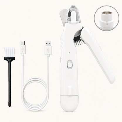 Quiet LED Pet Nail Grinder & Clipper