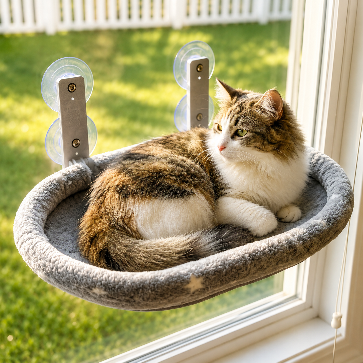 Glow-in-Dark Window Hammock Cat Perch