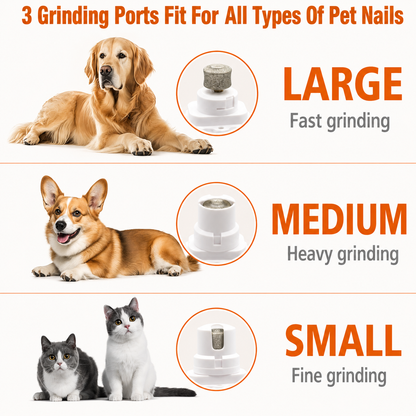 Quiet LED Pet Nail Grinder & Clipper