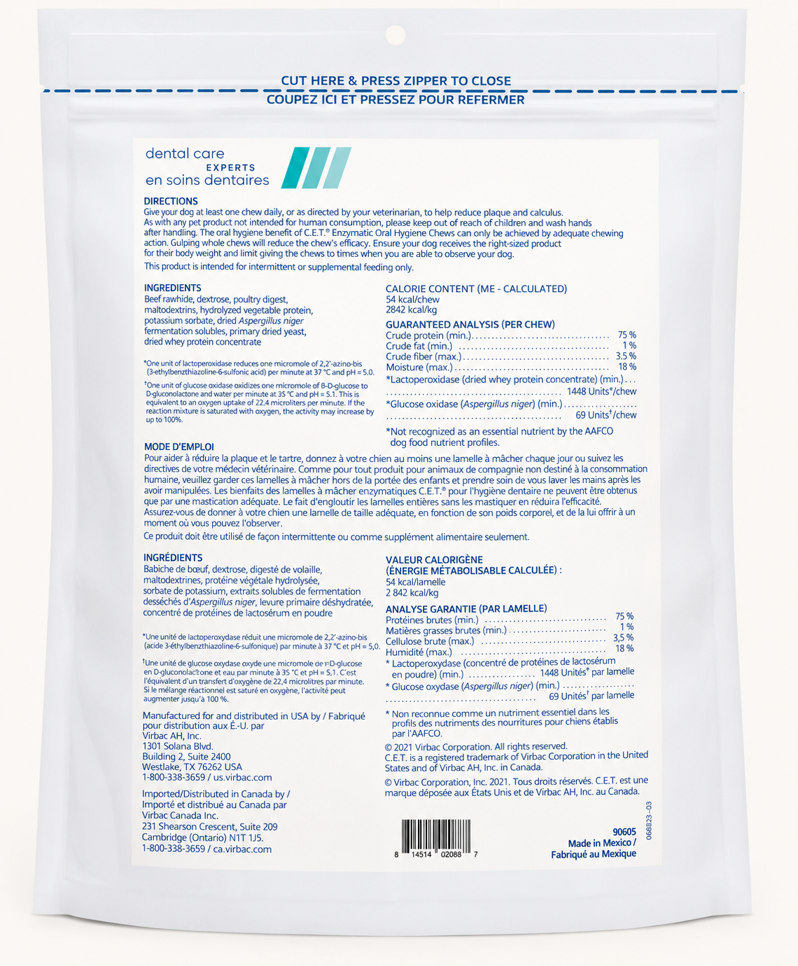 Enzymatic Dental Chews for Dogs