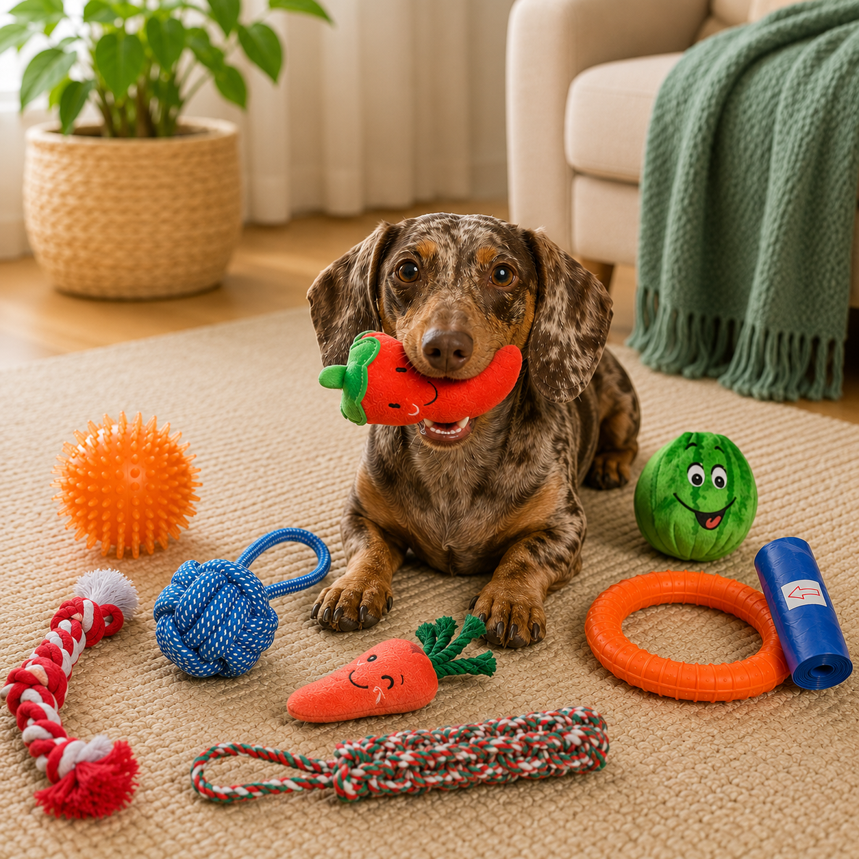 9-Piece Dog Toy Variety Pack
